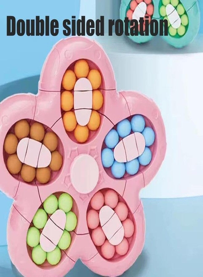 PICKSTORE Focus,Hand-Eye Coordination Finger Tip Rotate Magic Bean Spinner Toy for Kids & Adults 3-12 Years,BrainTeaser Memory Game Educational Puzzle Handheld Toy, Multicolor - Image 4